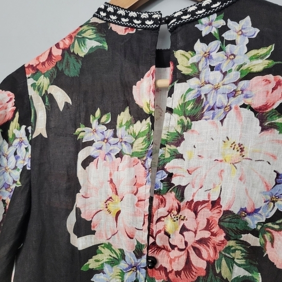 Alice McCall Black Magic Moments Linen Midi Dress NWT - Picture 11 of 15